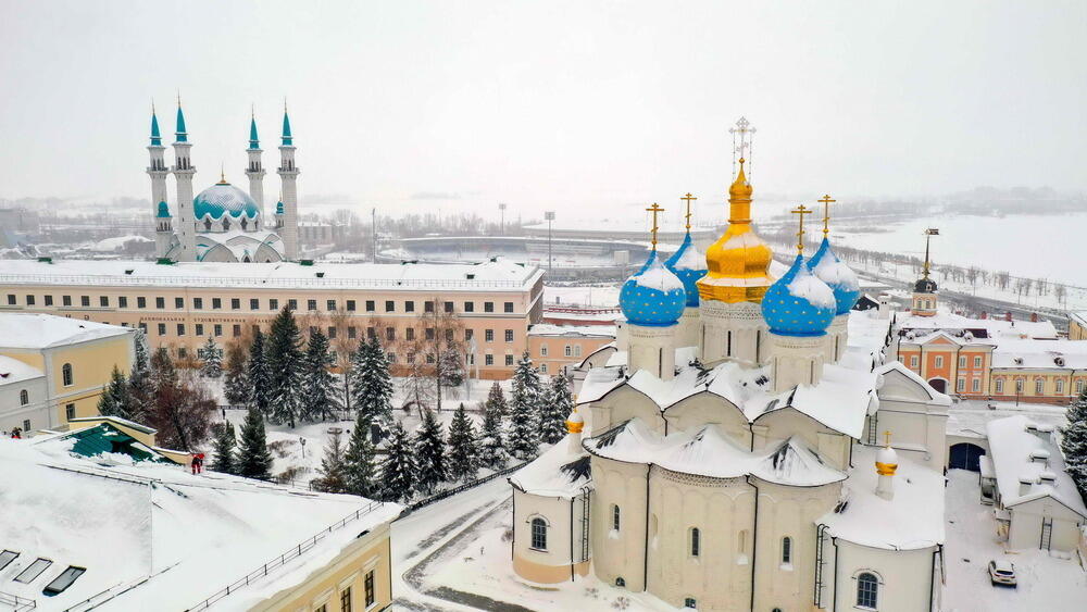 Токаев посетил знаменитый Казанский Кремль. Фото: akorda.kz 