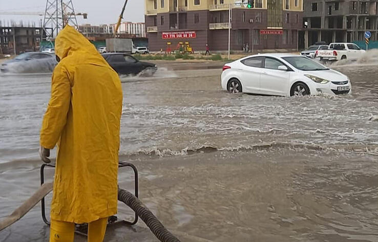 Storm in western Kazakhstan