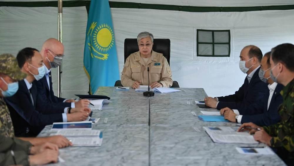 Kazakh President assigns to quickly pay compensation to those affected by wildfires