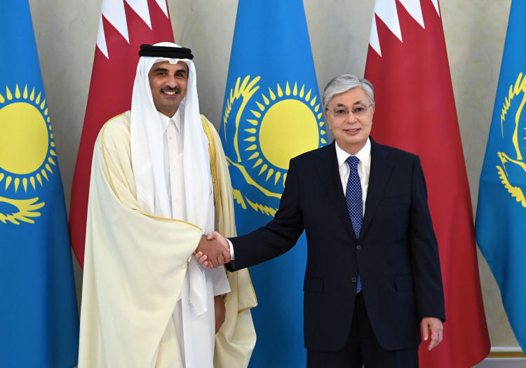 Kazakh President, Amir of Qatar meet in Astana