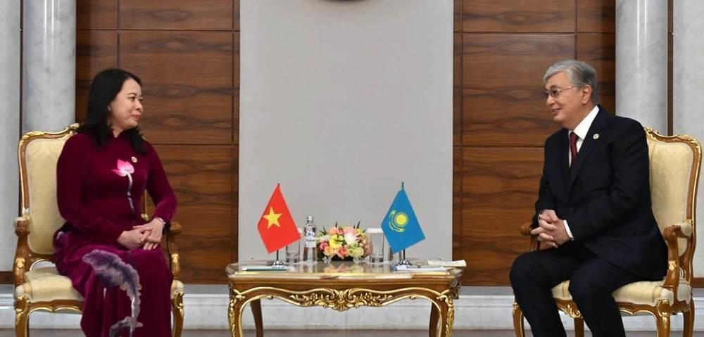 President Tokayev meets Vice President of Vietnam Vo Thi Anh Xuan