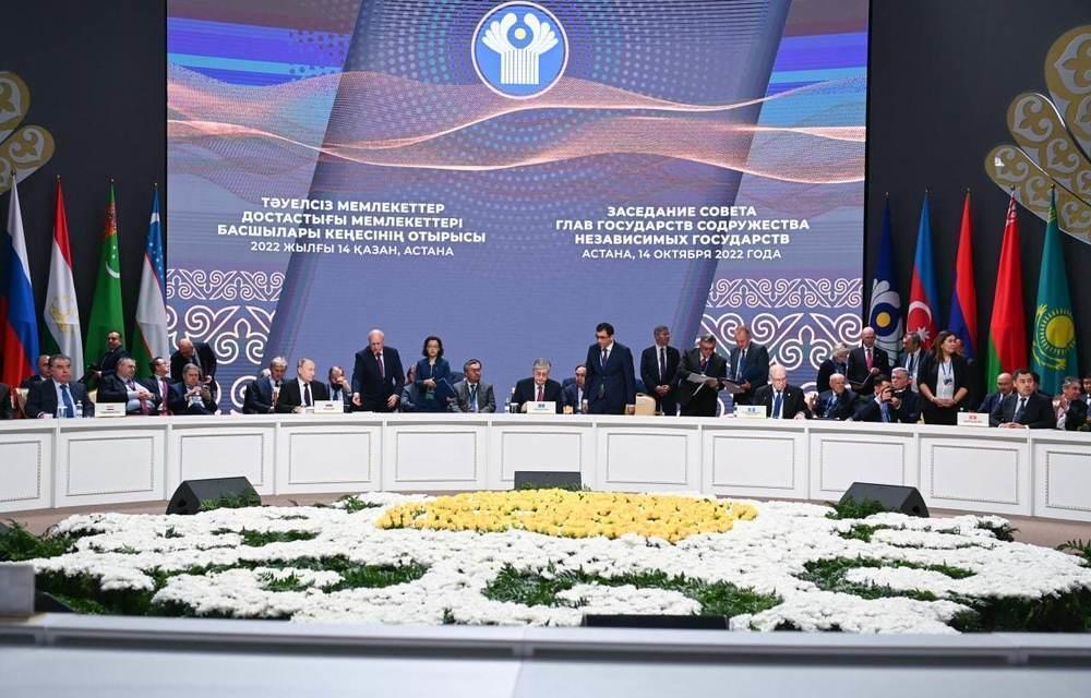 Meeting of CIS Heads of State Council in Astana concludes its work