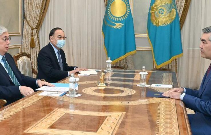 Head of State receives new Kazakh Ambassador to Great Britain