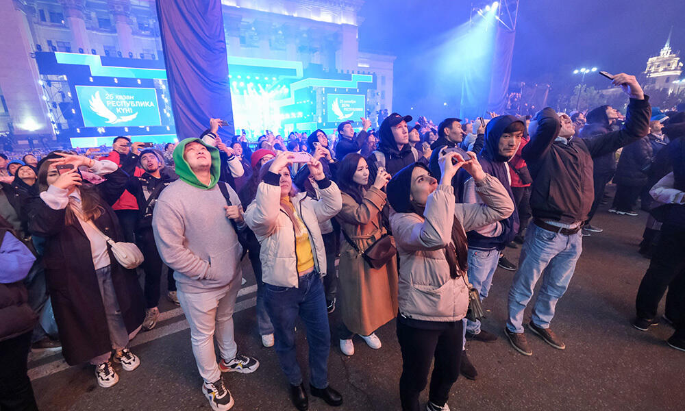 Fireworks show on Republic Day of Kazakhstan. Images | Akimat of Almaty