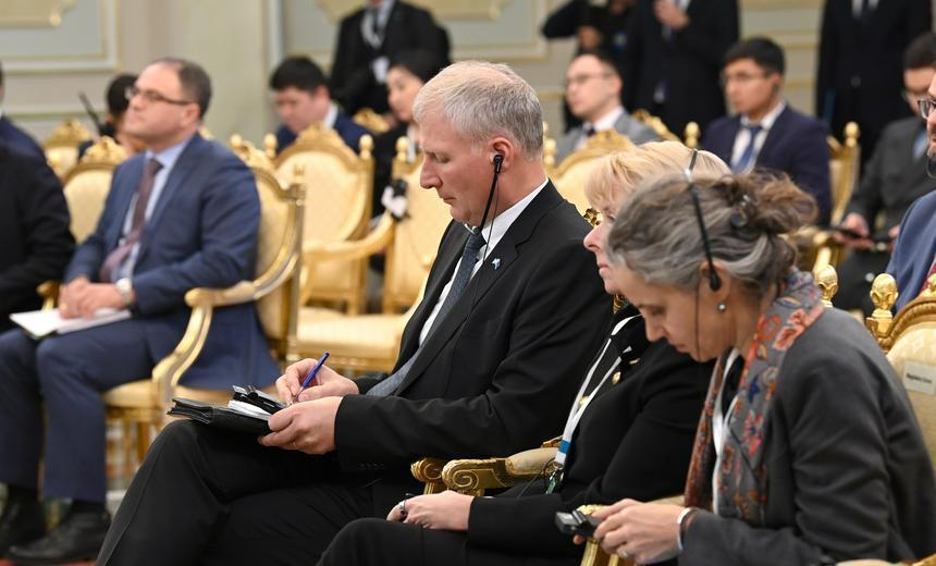 Kazakh President and President of European Council made joint press statement. Images | akorda.kz