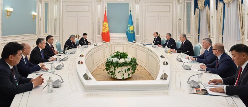 Kazakh, Kyrgyz Presidents hold meeting