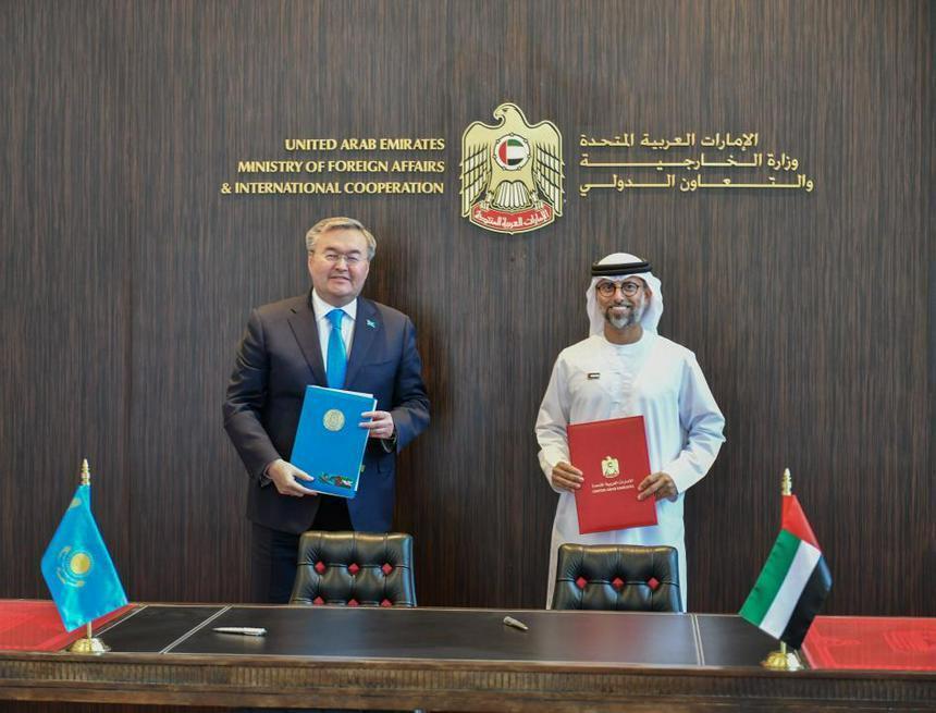 Foreign Minister Tleuberdi visits UAE. Images | gov.kz