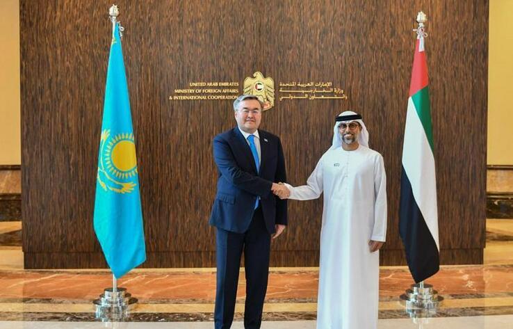 Foreign Minister Tleuberdi visits UAE