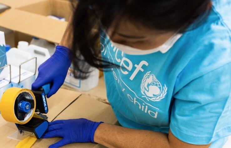 7 tons of personal protective equipment brought by UNICEF to Kazakhstan healthcare facilities