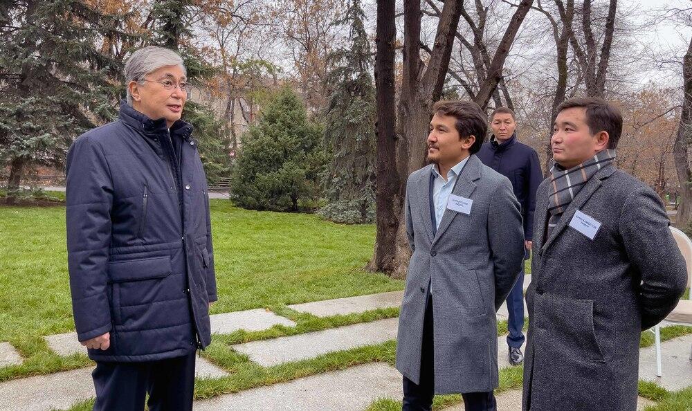 President unveils monument to Akhmet Baiturssynov in Almaty. Images | akorda.kz