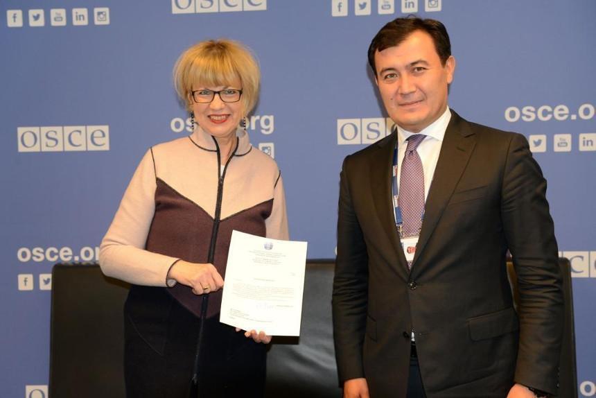 Permanent Representative of Kazakhstan presents credentials to OSCE Sec Gen