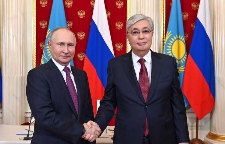 Presidents of Kazakhstan and Russia hold talks