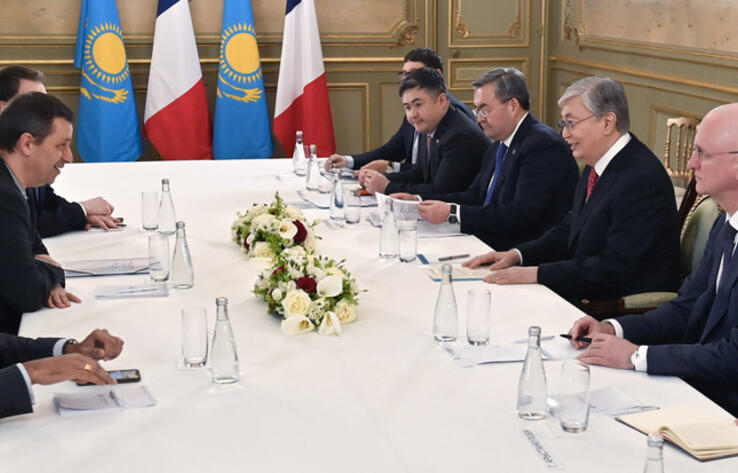 Kazakh President, EDF Director General meet