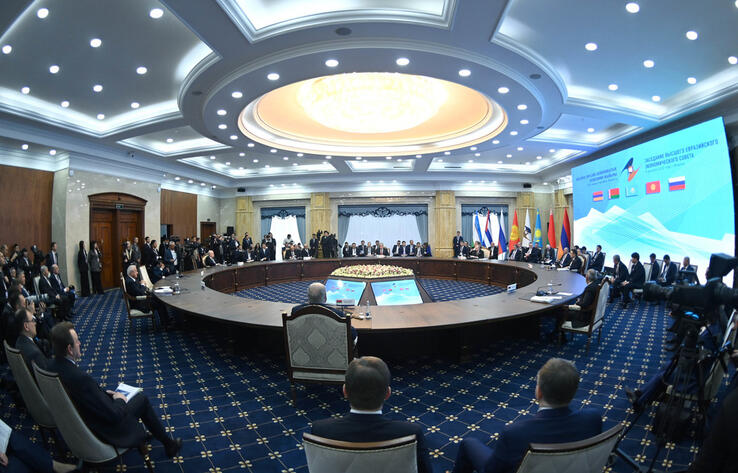 Final session of Supreme Eurasian Economic Council underway in Bishkek