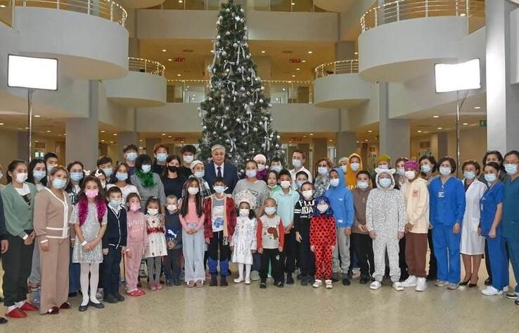 Tokayev visits National Research Center for Maternal and Child Health