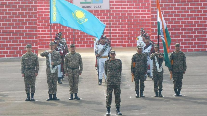 Kazakhstan and India hold joint military drills