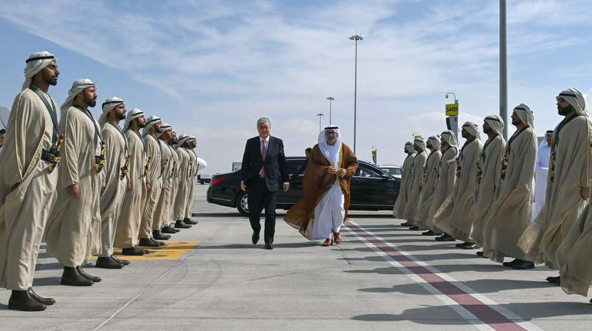 Kazakh President concludes his visit to UAE