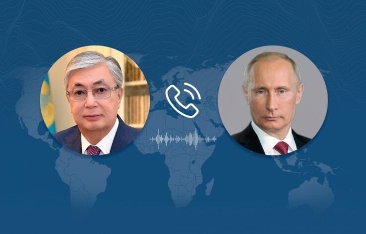 Kassym-Jomart Tokayev holds telephone conversation with Vladimir Putin