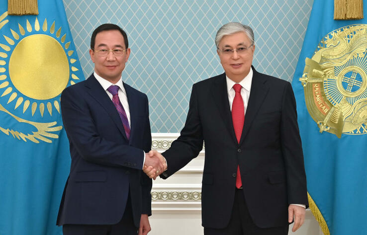 Kazakh President receives Head of the Republic of Sakha