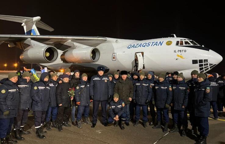 Kazakh rescuers end search and rescue operations in Türkiye