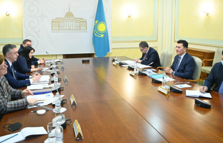 Kazakh State Counselor Yerlan Karin meets with German parliamentarians