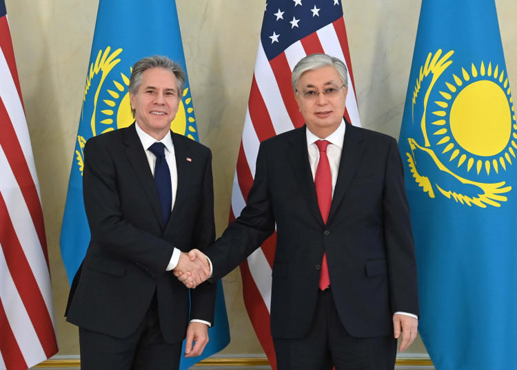 President Tokayev receives U.S. Secretary of State Antony Blinken