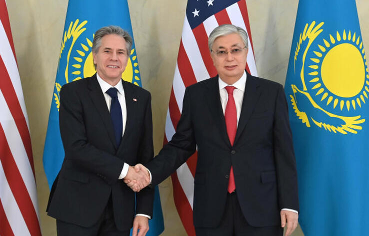 President Tokayev receives U.S. Secretary of State Antony Blinken