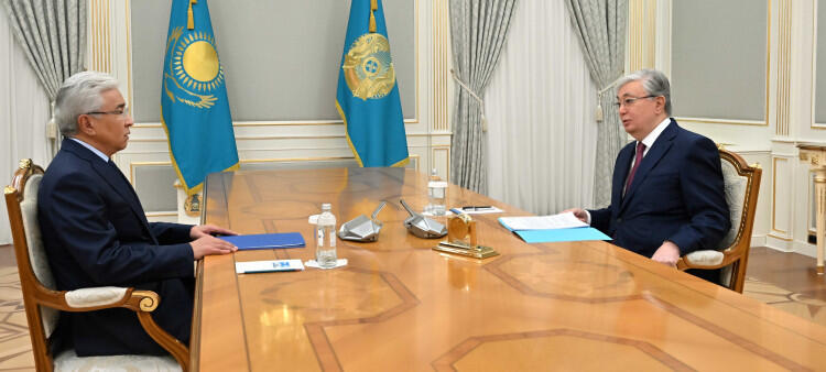 President receives CSTO Sec Gen Imangali Tasmagambetov