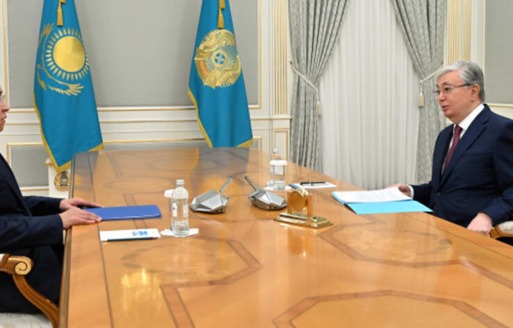 President receives CSTO Sec Gen Imangali Tasmagambetov