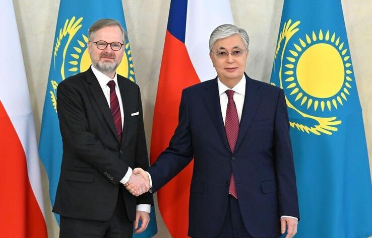 President Tokayev receives Czech Prime Minister Petr Fiala