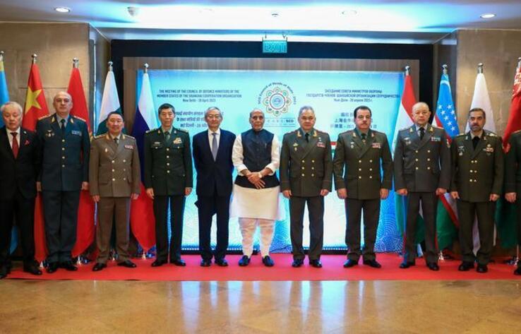 Kazakh defense minister Ruslan Zhaksylykov joins SCO meeting in India