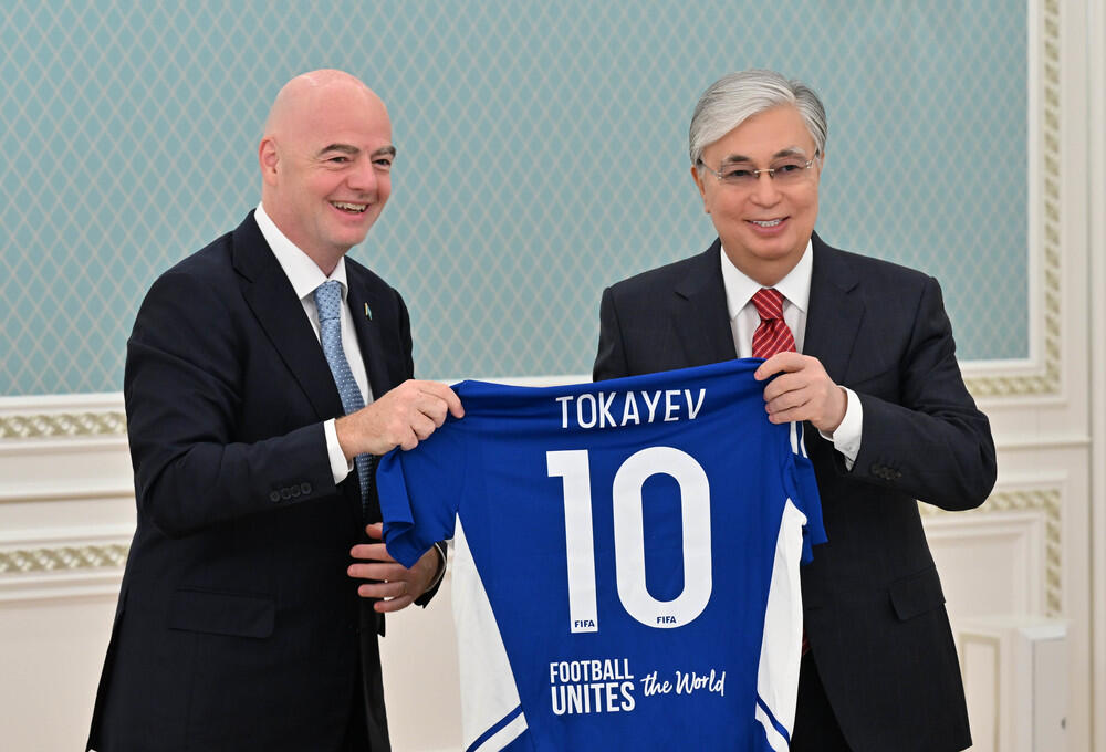 Tokayev receives President of FIFA Gianni Infantino