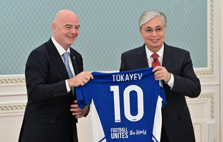 Tokayev receives President of FIFA Gianni Infantino