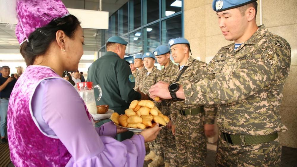 Казахстанские миротворцы выполнили миссию в Ливане. Фото: Минобороны РК