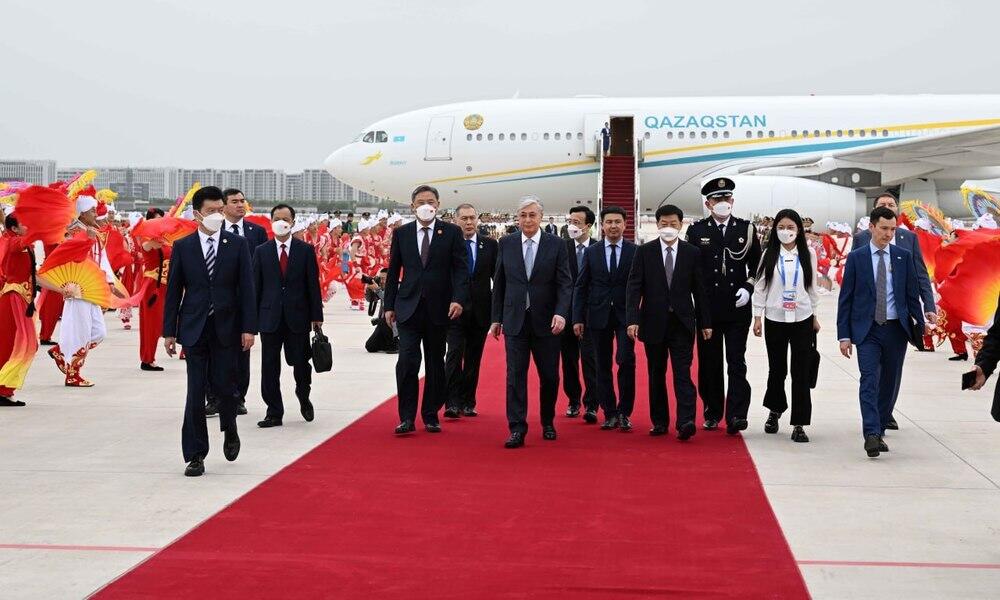 President Kassym-Jomart Tokayev arrived in the People's Republic of China for a state visit