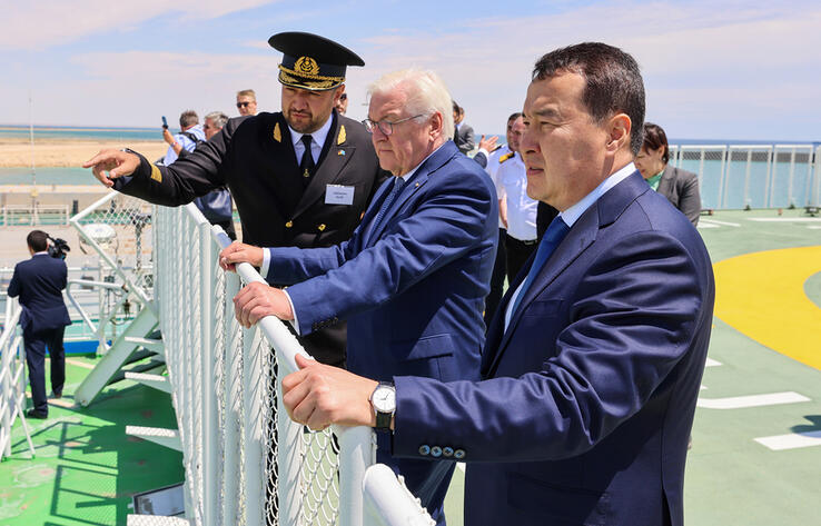 Federal President of Germany presented Kuryk port and promising transport and logistics projects