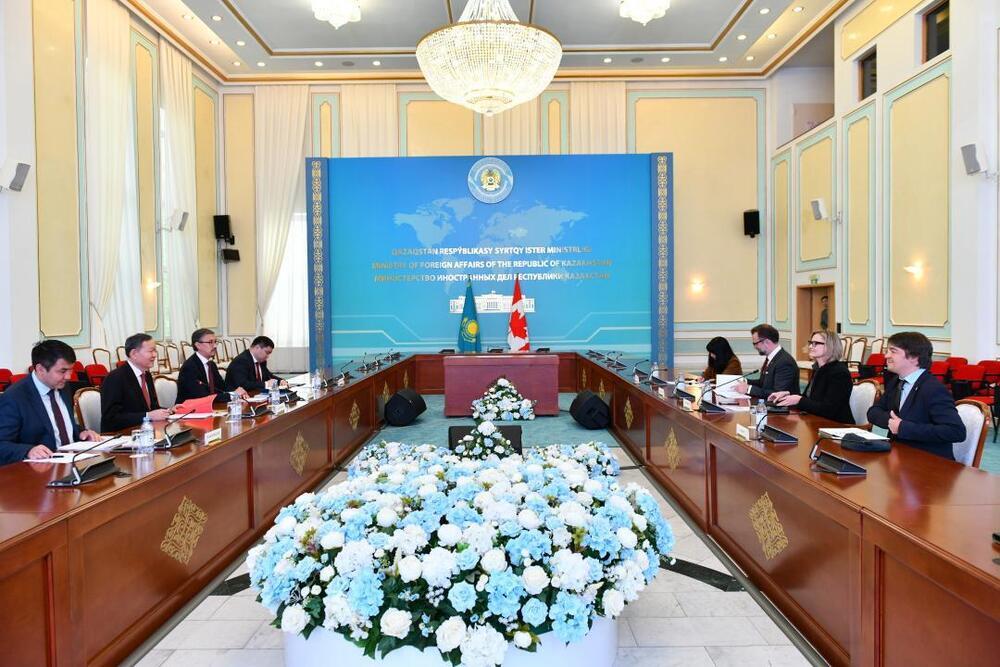 Astana Holds Political Consultations between Kazakhstan and Canada