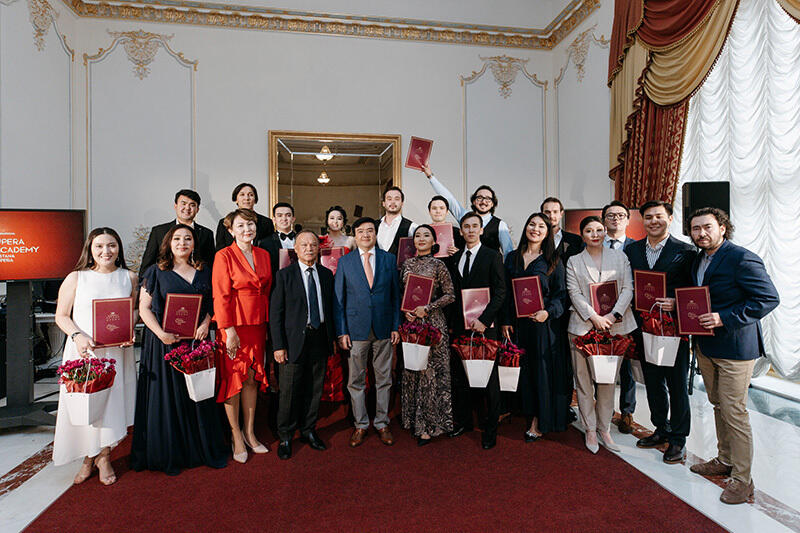 The First Graduates of the Astana Opera Academy Received Certificates