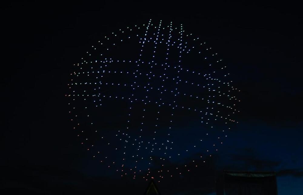 Drone show in Astana: more than 25 thousand people saw the performance in the sky. Images | akimat of Astana