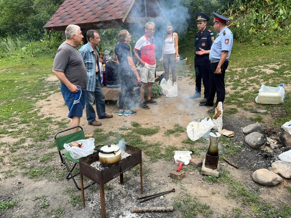 27 июля казахстан. Штраф за розжиг костра.