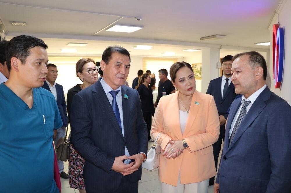 Senators visited the Heart Center in Shymkent