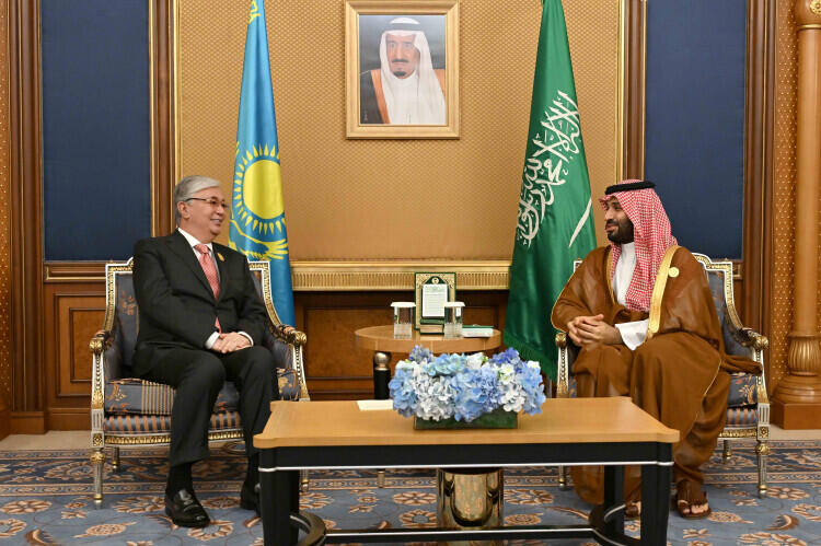 Kassym-Jomart Tokayev, Saudi Arabia’s Crown Prince hold talks