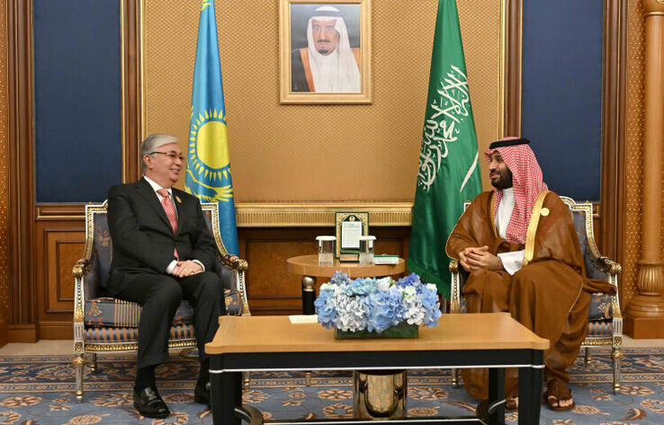 Kassym-Jomart Tokayev, Saudi Arabia’s Crown Prince hold talks