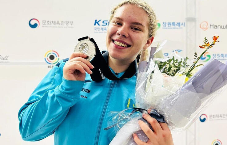 Kazakhstani shooter captures silver in South Korea