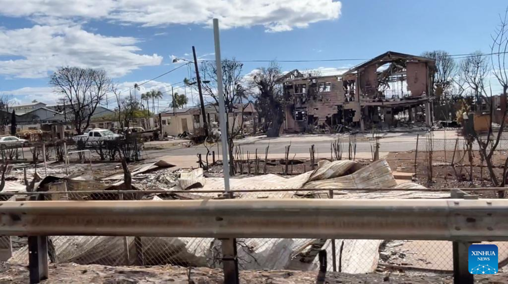 Fire in the Hawaiian Islands: the death toll exceeded 100 people. Images | Photo by Yang Pingjun/Xinhua