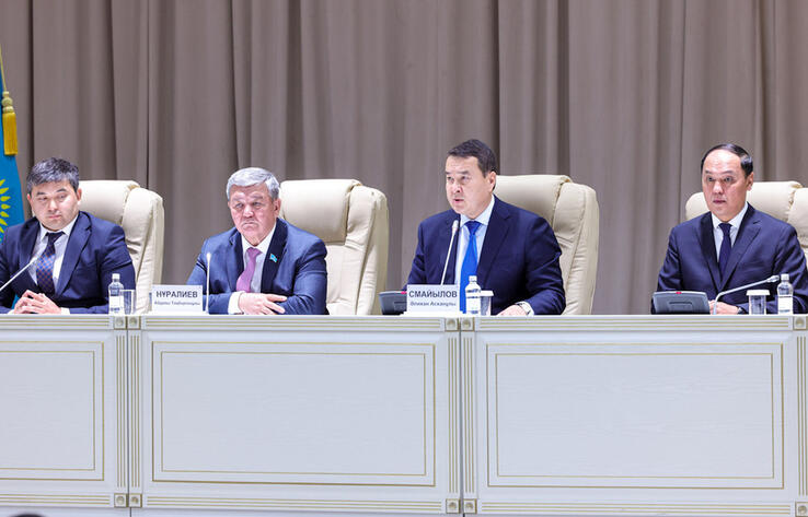 Alikhan Smailov introduces Zhambyl region new akim