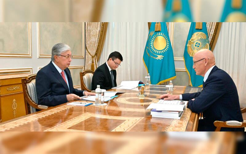 Kazakh Head of State receives Qazaqstan Khalkyna Fund Chairman Bolat Zhamish