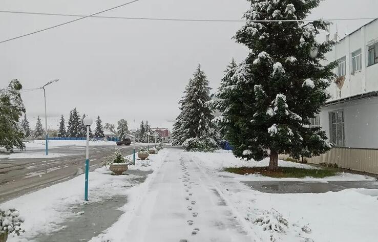 First snow falls in Markakol Nature Reserve in E Kazakhstan region