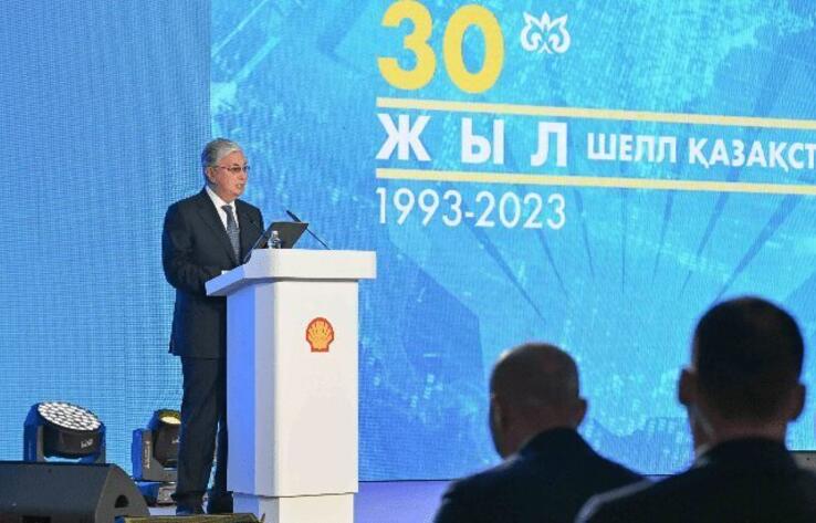 Head of State attended the ceremony to mark the 30-th anniversary of Shell in Kazakhstan