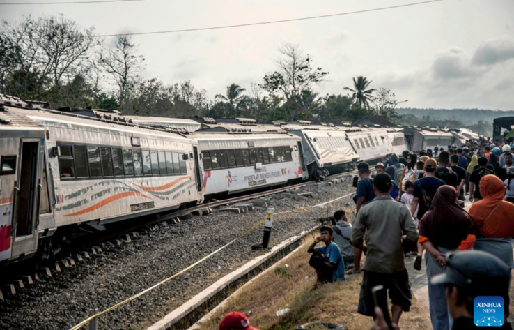 Train accident in Indonesia's Yogyakarta leaves 32 people injured